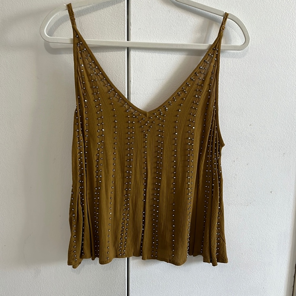 Gold Free People Top